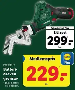 Lidl Batteridreven grensav tilbud