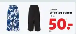 Lidl Wide leg bukser tilbud