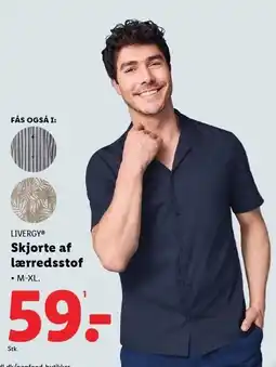 Lidl Skjorte af lærredsstof tilbud