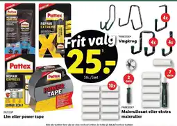 Lidl Lim, Vægkrog eller power tape tilbud