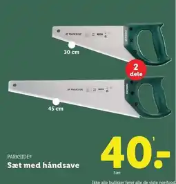 Lidl Sæt med håndsave tilbud