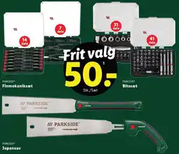 Lidl Finmekaniksæt, Bitssæt eller Japansav tilbud