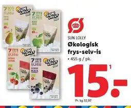 Lidl Økologisk frys-selv-is tilbud