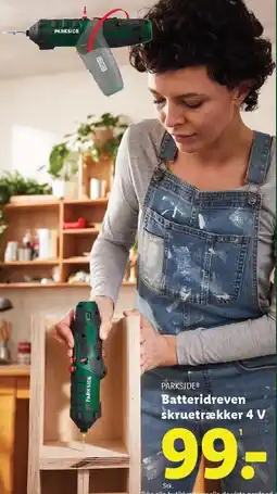 Lidl Batteridreven skruetrækker 4 V tilbud