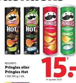 Lidl Pringles eller Pringles Hot tilbud