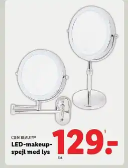 Lidl LED-makeupspejl med lys tilbud