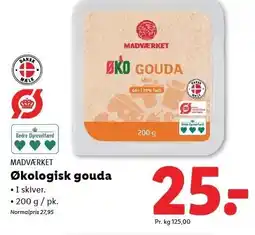 Lidl Økologisk gouda tilbud