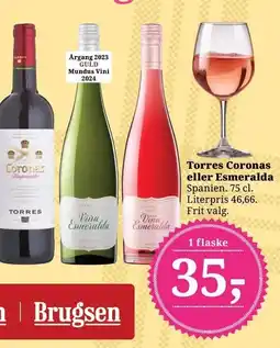 Dagli'Brugsen Torres Coronas eller Esmeralda tilbud