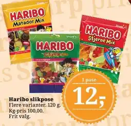 Dagli'Brugsen Haribo slikpose tilbud