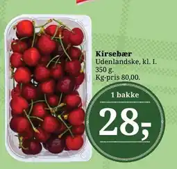 Dagli'Brugsen Kirsebær tilbud