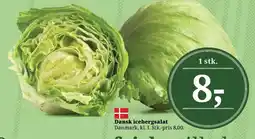 Dagli'Brugsen Dansk icebergsalat tilbud