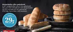 Dagli'Brugsen Burgerboller eller pølsebrød tilbud