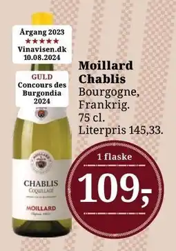 Dagli'Brugsen Moillard Chablis tilbud