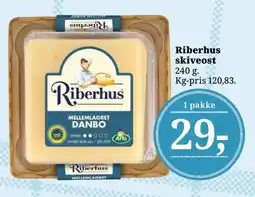 Dagli'Brugsen Riberhus skiveost tilbud