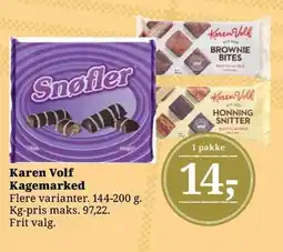 Dagli'Brugsen Karen Volf kagemarked tilbud