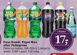 Dagli'Brugsen Faxe Kondi, Pepsi Max eller Pellegrino tilbud