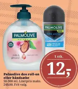 Dagli'Brugsen Palmolive deo roll-on eller håndsæbe tilbud