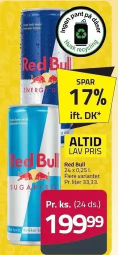 Fleggaard Red Bull tilbud