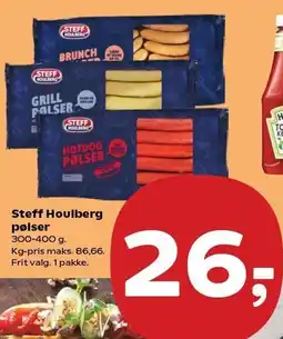 Kvickly Steff Houlberg pølser tilbud