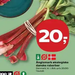 Kvickly Änglamark økologiske dansk rabarber tilbud