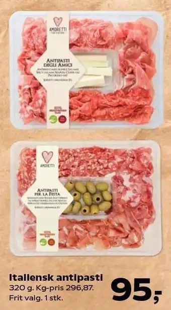 Kvickly Italiensk antipasti tilbud