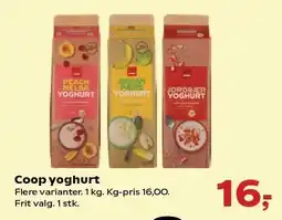 Kvickly Coop yoghurt tilbud