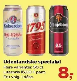 Kvickly Udenlandske specialøl tilbud