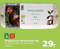 Kvickly Änglamark økologiske æg tilbud