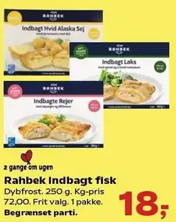 Kvickly Rahbek indbagt fisk tilbud
