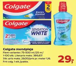 Kvickly Colgate mundpleje tilbud