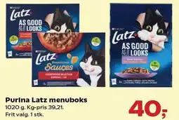 Kvickly Purina Latz menuboks tilbud