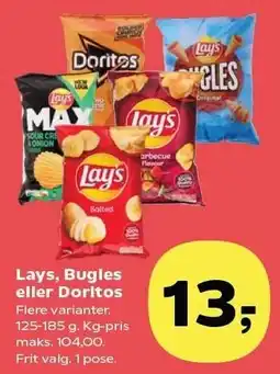 Kvickly Lays, Bugles eller Doritos tilbud
