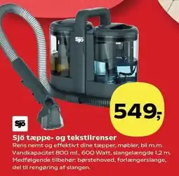 Kvickly Sjö tæppe- og tekstilrenser tilbud