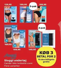 Kvickly Sloggi undertøj tilbud