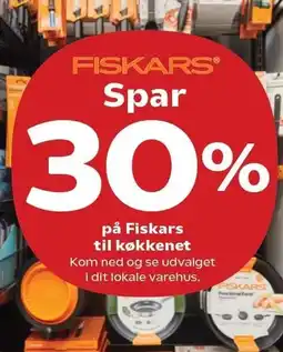 Kvickly Spar 30% på Fiskars til køkkenet tilbud