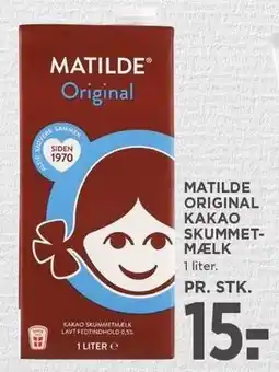 MENY MATILDE ORIGINAL KAKAO SKUMMETMÆLK tilbud