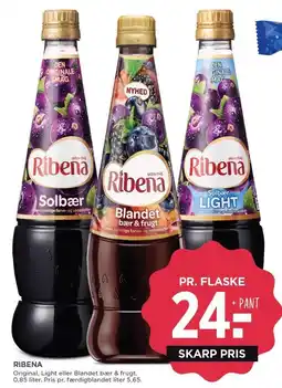MENY RIBENA tilbud