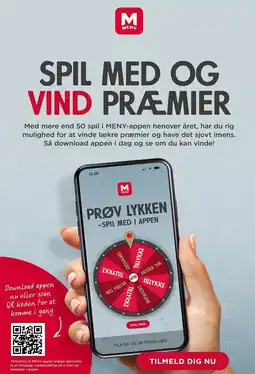 MENY SPIL MED OG VIND PRÆMIER tilbud