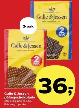 SuperBrugsen Galle & Jessen pålægschokolade tilbud
