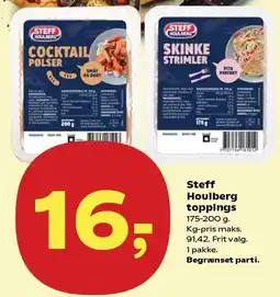 SuperBrugsen Steff Houlberg toppings tilbud