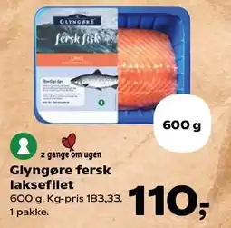 SuperBrugsen Glyngøre fersk laksefilet tilbud