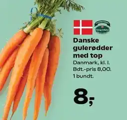 SuperBrugsen Danske gulerødder med top tilbud