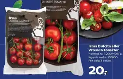 SuperBrugsen Irma Dulcita eller Vitendo tomater tilbud
