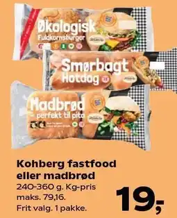 SuperBrugsen Kohberg fastfood eller madbrød tilbud
