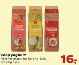 SuperBrugsen Coop yoghurt tilbud