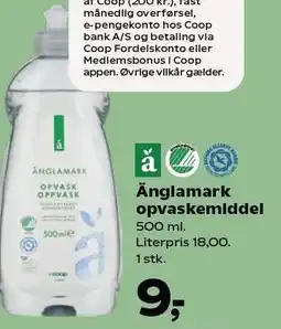 SuperBrugsen Änglamark opvaskemiddel tilbud
