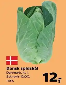 SuperBrugsen Dansk spidskål tilbud