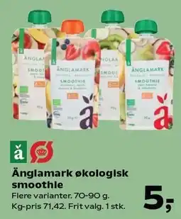SuperBrugsen Änglamark økologisk smoothie tilbud