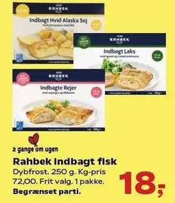 SuperBrugsen Rahbek indbagt fisk tilbud