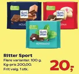 SuperBrugsen Ritter Sport tilbud